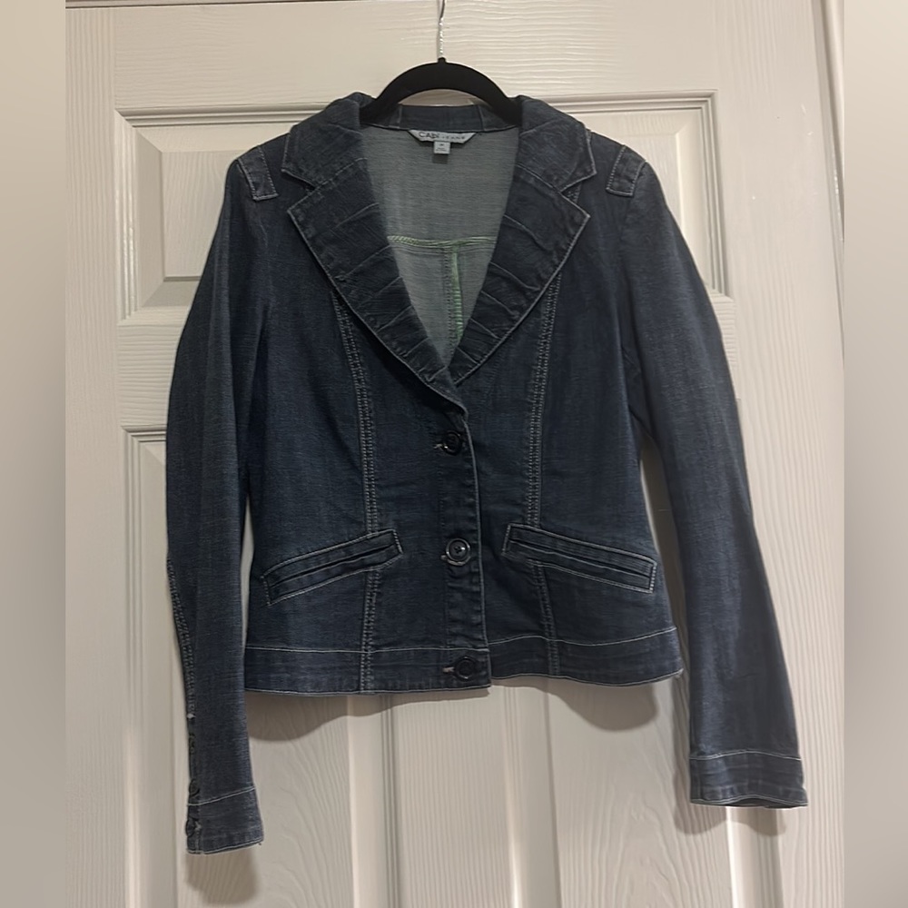 CAbi Denim Jacket Size Medium